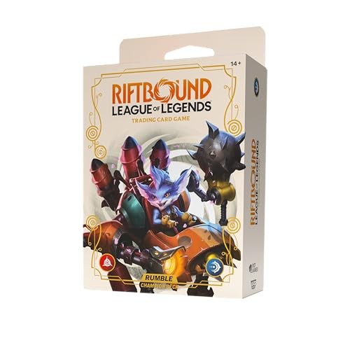 Riftbound: League of Legends TCG Spiritforged - Champion Deck: Rumble - Ready-to-Play Character, Trading Card Game, Deck-Building, Units & Spells