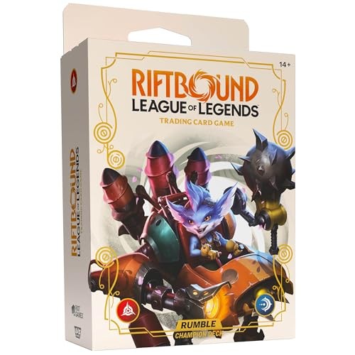 Riftbound: League of Legends TCG Spiritforged - Champion Deck: Rumble - Ready-to-Play Character, Trading Card Game, Deck-Building, Units & Spells