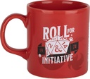 Konix Dungeons & Dragons Roll for Initiative Ceramic Mug 11 Oz Red