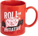 Konix Dungeons & Dragons Roll for Initiative Ceramic Mug 11 Oz Red