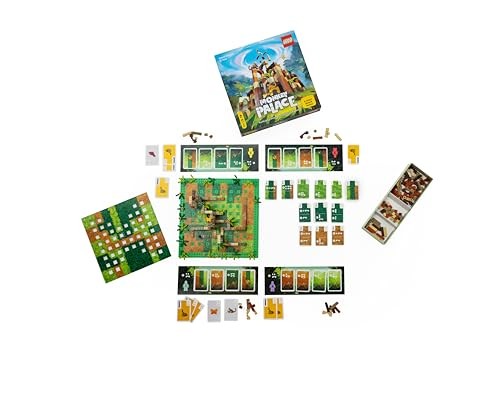 Dotted Games - Monkey Palace: EIN Lego Brettspiel® - Bauen Sie Ihren Weg Zum Sieg Stein Für Stein! Tolles Familienspiel Zum Bauen Alter 10+ 2-4 Spi