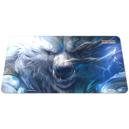 Riftbound: League of Legends: Playmat - Volibear - 24x14  Neoprene Mat  Origins Trading Card Game Accessory  Champion Character Art  Collectible