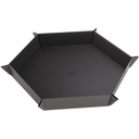 Magnetic Dice Tray Hexagonal Black/Gray