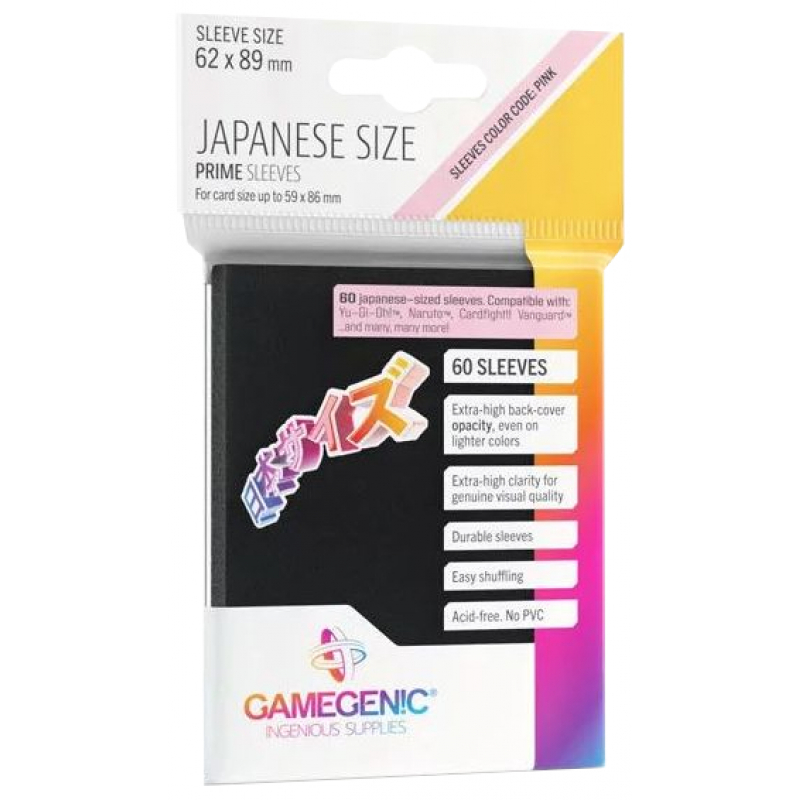Prime Japanese Sized Sleeves Black (60)