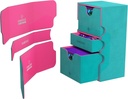 Gamegenic   Stronghold Deck Pod 200+ XL - Teal/Pink   Trading Card Game Accessory
