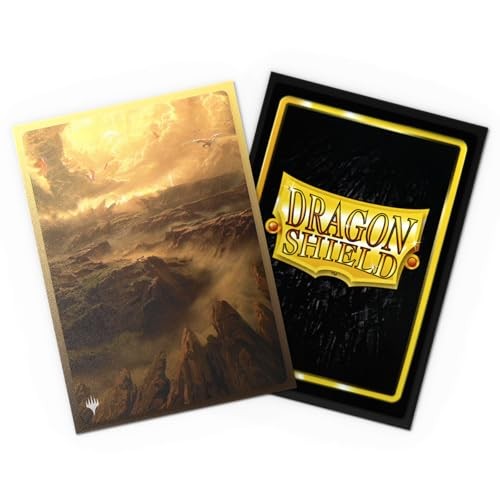 Dragon Shield | Matte Dual Art Sleeves | 100 CT - Smooth & Tough Premium TCG Sleeves | Compatible with Magic: the Gathering | Landfall Series – Arid