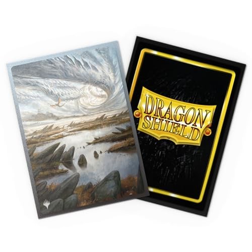 Dragon Shield | Matte Dual Art Sleeves | 100 CT - Smooth & Tough Premium TCG Sleeves | Compatible with Magic: the Gathering | Landfall Series – Mars