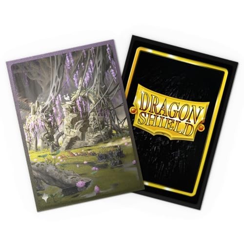 Dragon Shield | Matte Dual Art Sleeves | 100 CT - Smooth & Tough Premium TCG Sleeves | Compatible with Magic: the Gathering | Landfall Series – Verd