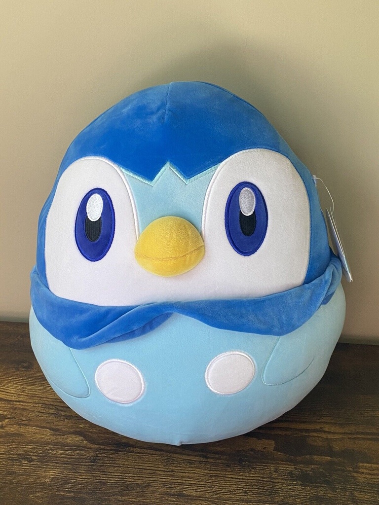 Squishmallows Pokemon 14 Inch Piplup Plush - Child S Ultra Soft Stuffed Toy