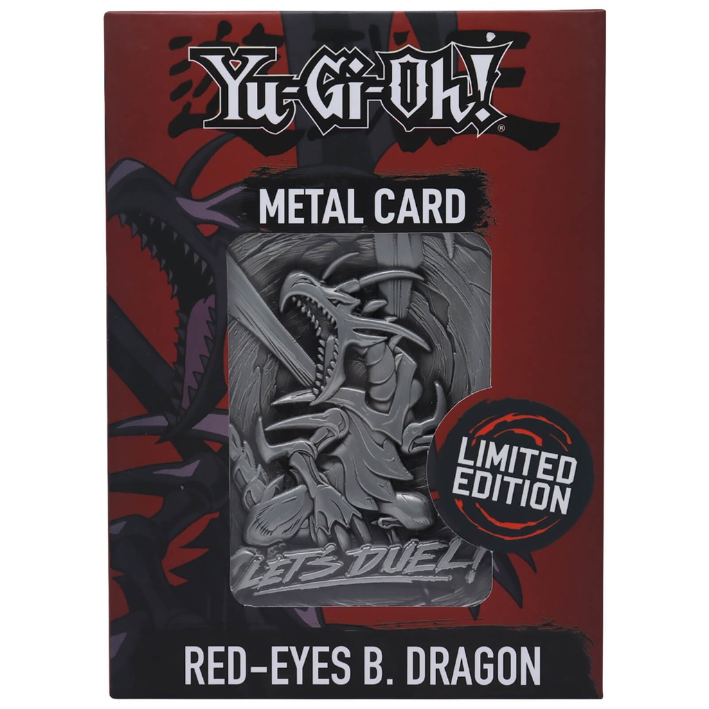 Red Eyes B. Dragon Limited Edition Metal Card