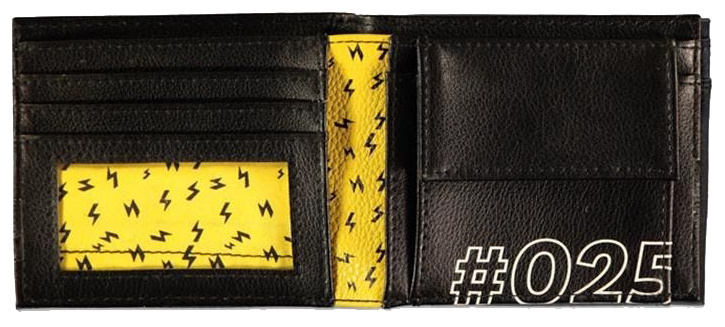 Pokemon Pika #025 Bi-fold Wallet Male Black (MW544512POK)