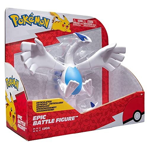 Pokémon Lugia 12-Inch Epic Battle Figure with Articulation & Stand