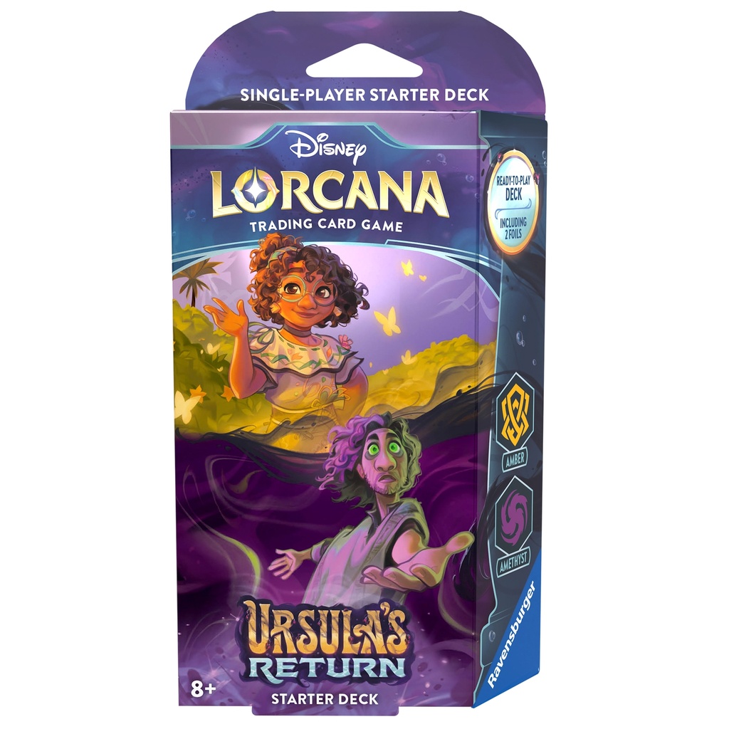Ravensburger Disney Lorcana Trading Card Game: Ursula's Return Chapter 4 Anethysts and Amber Starter Deck