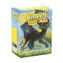 Dragon Shield: Matte - Dual Yellow & Silver (100)