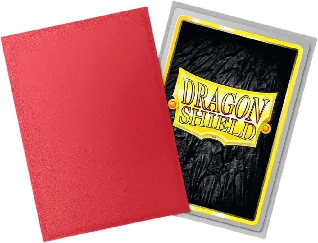 Dragon Shield: Matte - Dual Crimson & Silver (100)