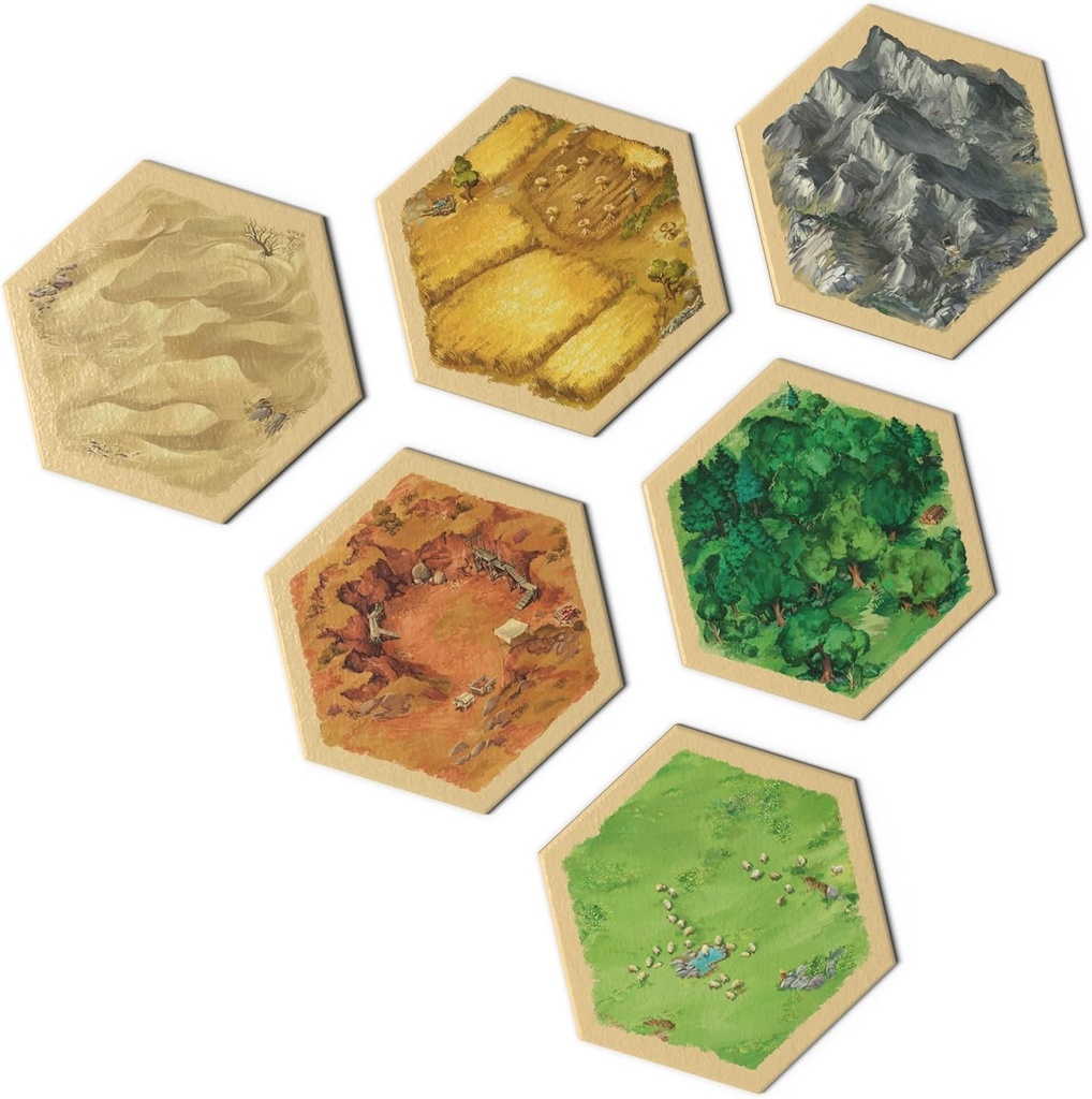 CATAN 6th Edition   Board Game   Ages 10+   3-4 Players   60-90 Minutes Playing Time