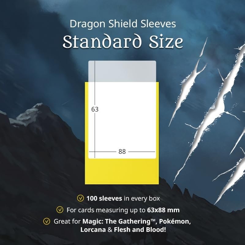 Dragon Shield   Brushed Art Sleeves   the Whiskerwing   100 CT - Smooth & Tough Premium TCG Sleeves   Compatible with Pokemon Flesh & Blood One Piec