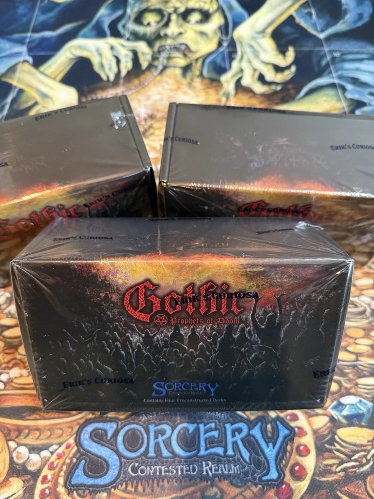 Sorcery Contested Realm GOTHIC PreCon the Prophets of Doom 4 Deck Set in Hand!