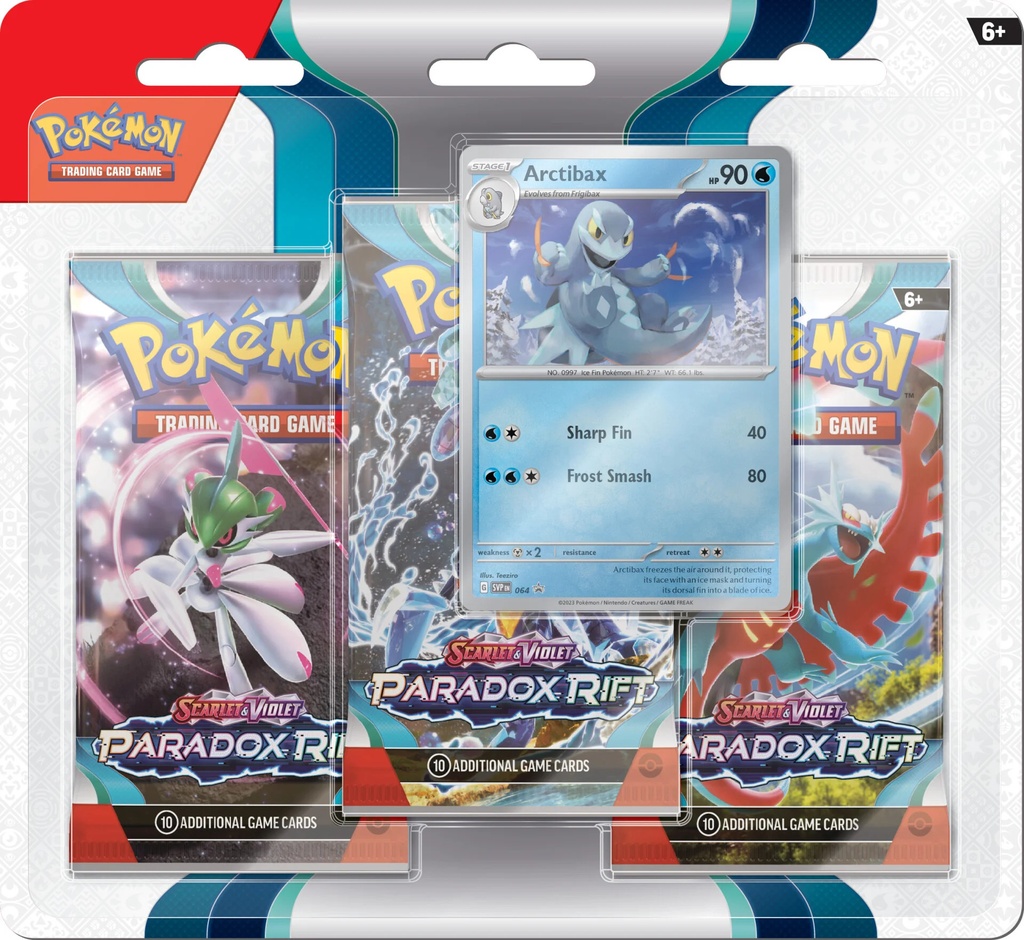 Pokémon - 3-Pack Blister - Paradox Rift: Arctibax 