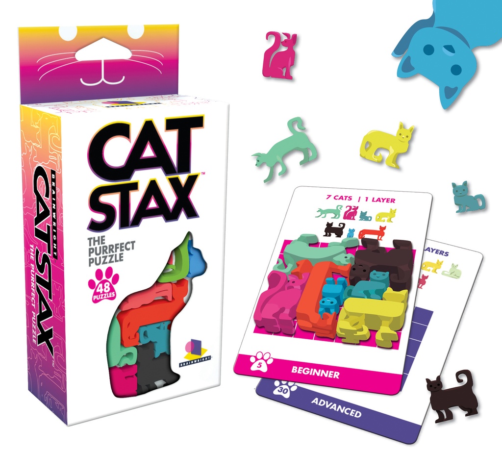 Cat Stax – 3D puzzelspel met kattestukken