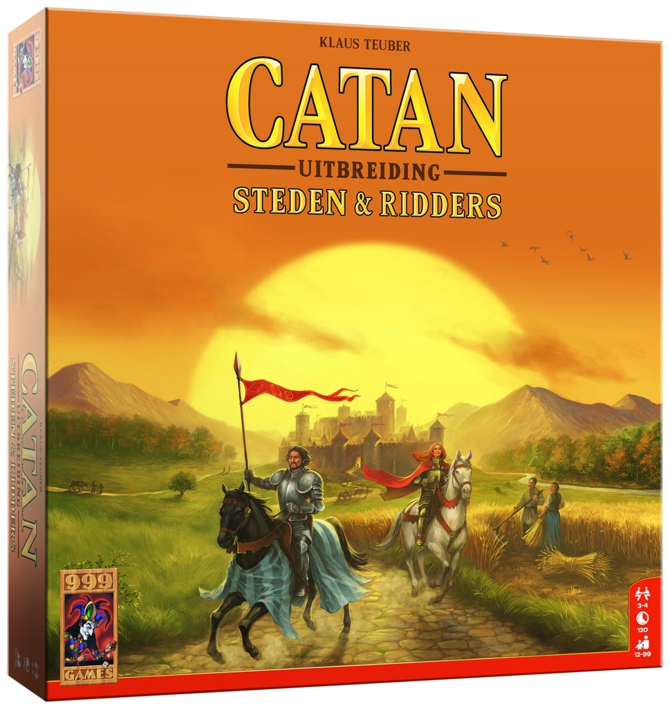 Catan: uitbreiding steden en ridders