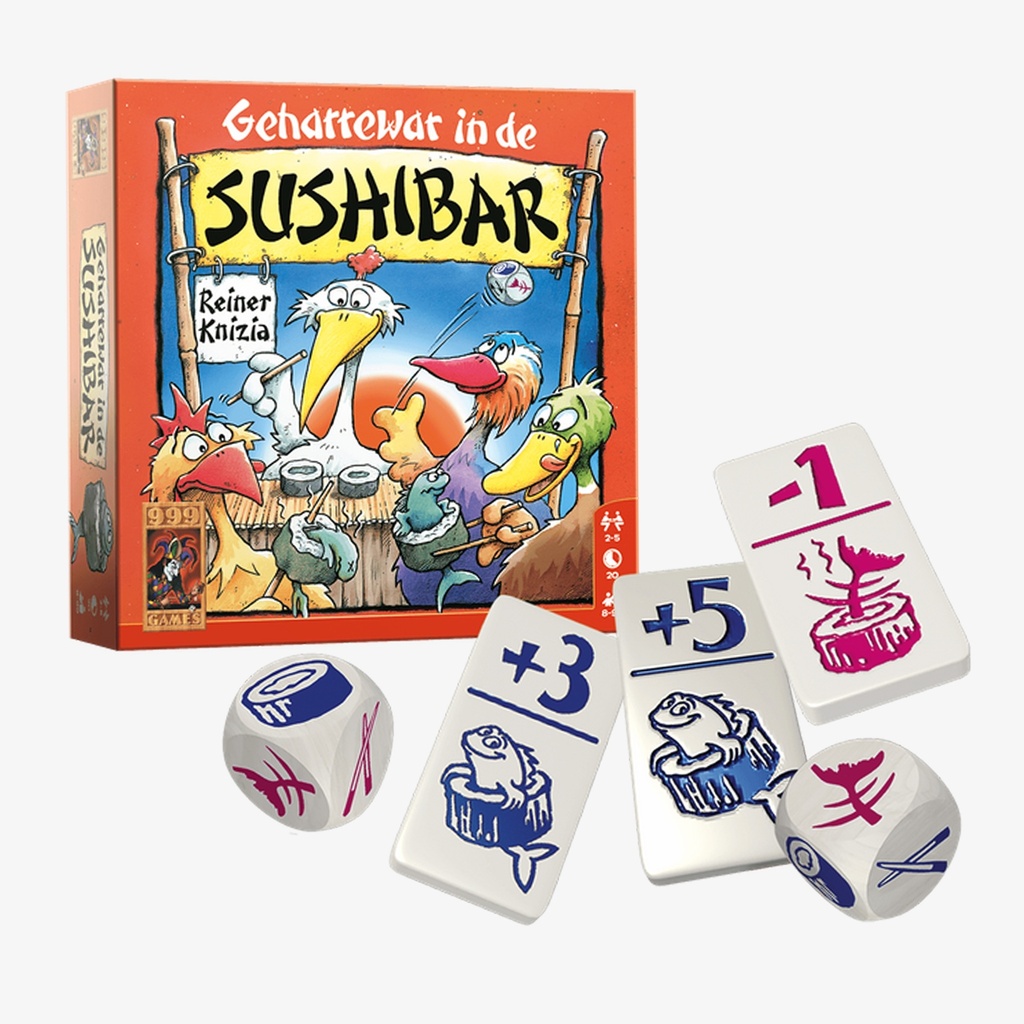 Geharrewar in de Sushibar – kaartspel