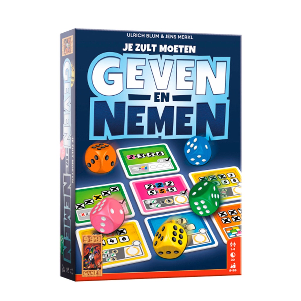 Geven en Nemen – dobbel/kaartspel