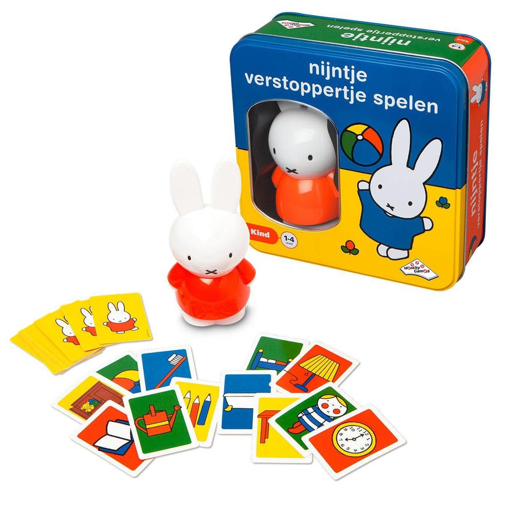 Nijntje Verstopertje Spelen – kinderspel (blikken doos)