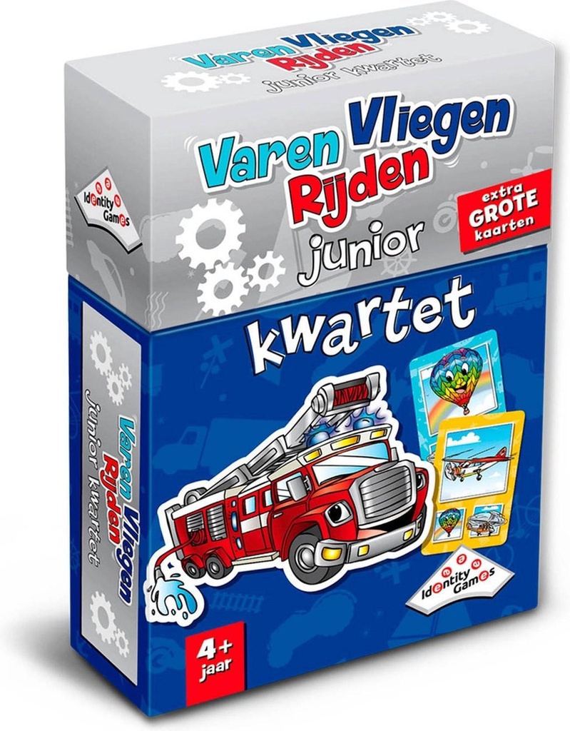 Varen, Vliegen, Rijden – Junior kwartetspel