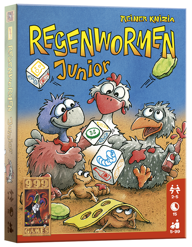 Regenwormen Junior – dobbelspel