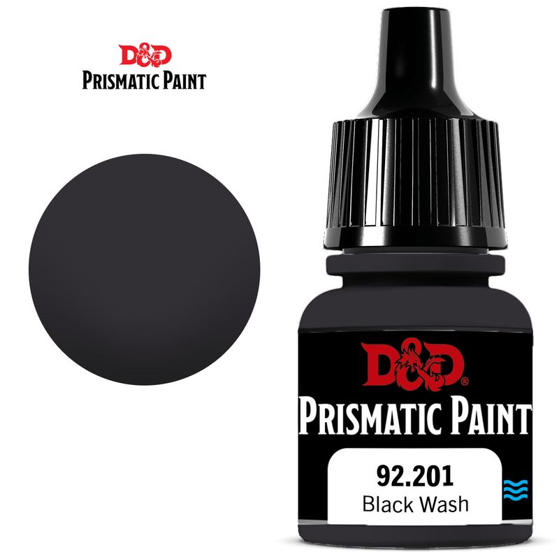 Vallejo D&D Prismatic Paint – Black Wash (shade)