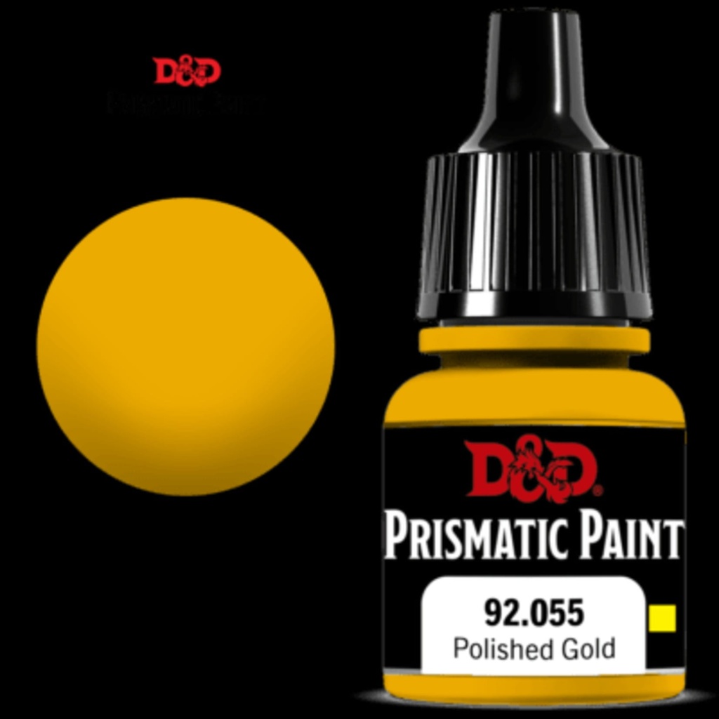 [Polished gold (metallic)] Vallejo D&D Prismatic Paint – Polished Gold Metallic