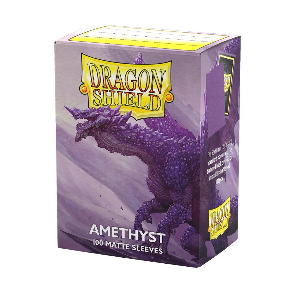 Dragonshield amethyst matte sleeves