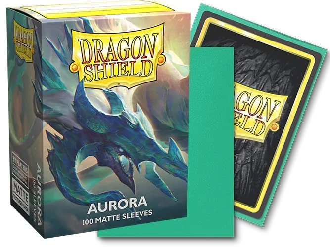 Dragonshield aurora matte sleeves