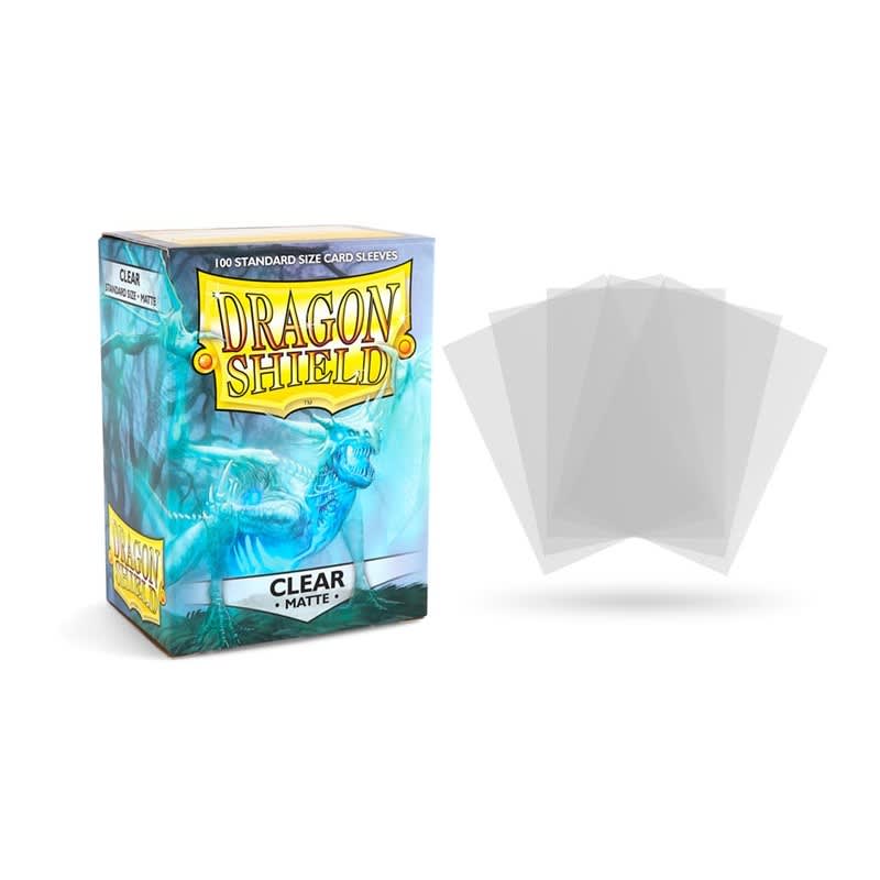 Dragonshield clear matte dual sleeves