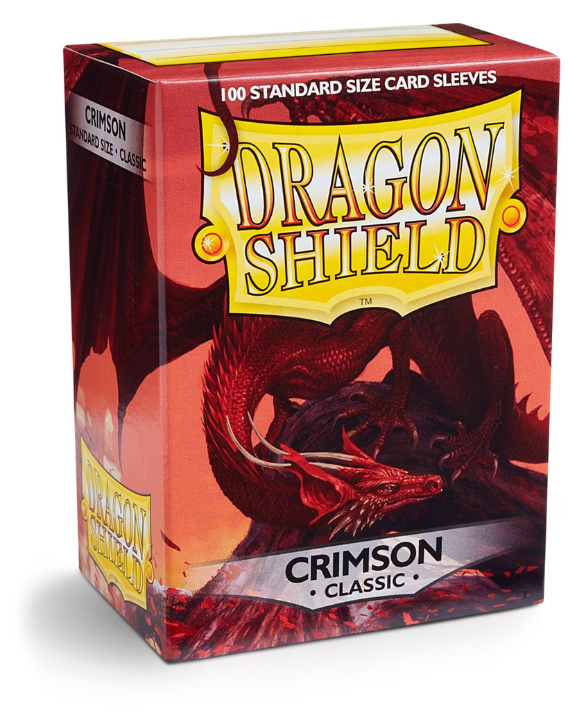 Dragonshield crimson classic sleeves
