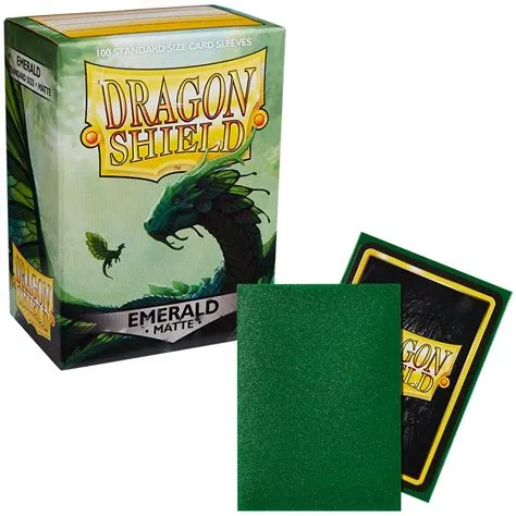 Dragonshield emerald matte sleeves