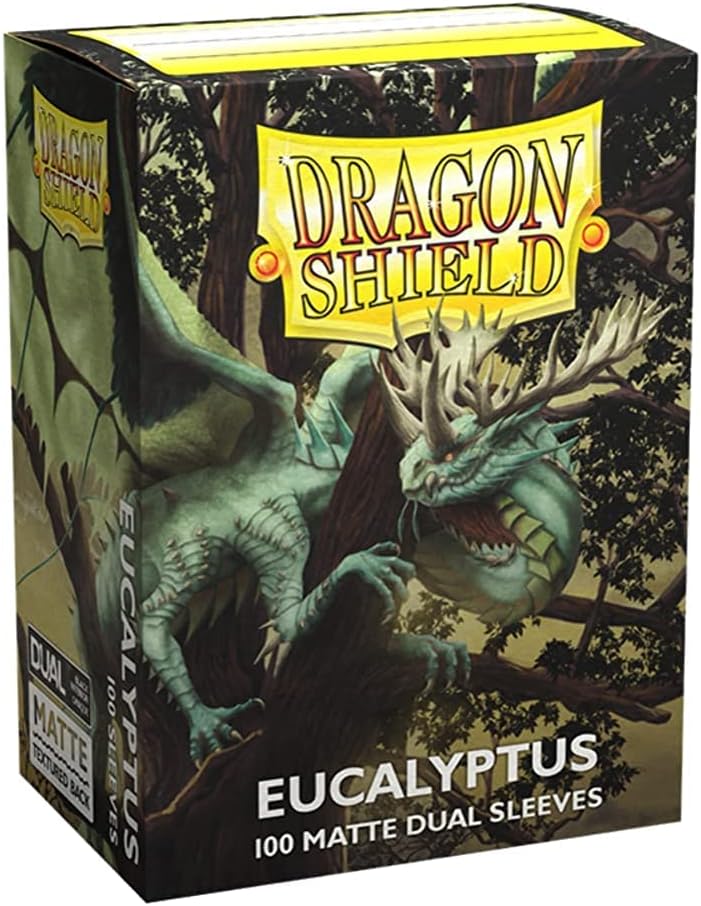 Dragonshield eucalyptus matte dual sleeves