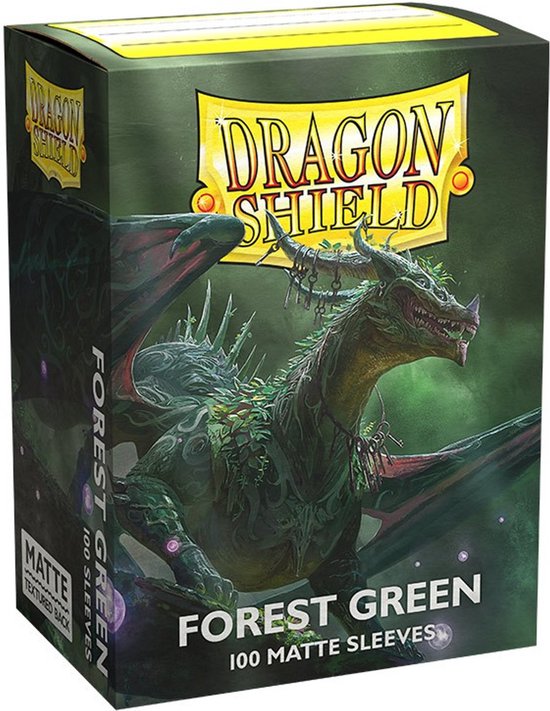Dragonshield forest matte sleeves