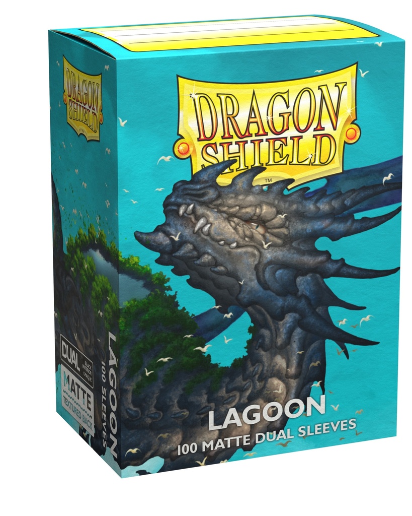 Dragonshield lagoon matte dual sleeves