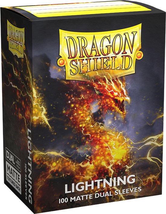 Dragonshield lightning matte dual sleeves