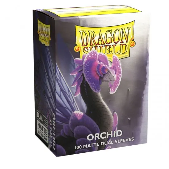 Dragonshield orchid matte dual sleeves