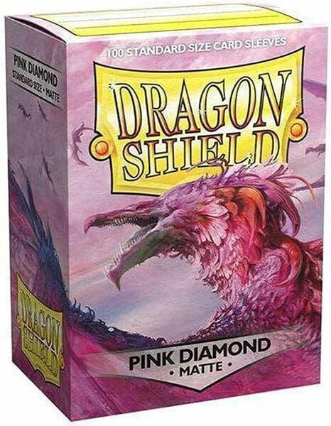 Dragonshield pink diamond matte sleeves