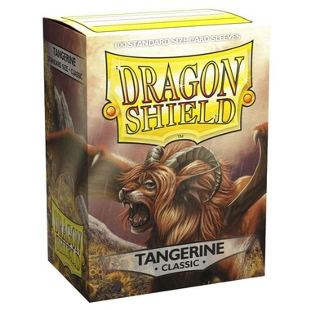 Dragonshield tangerine classic sleeves