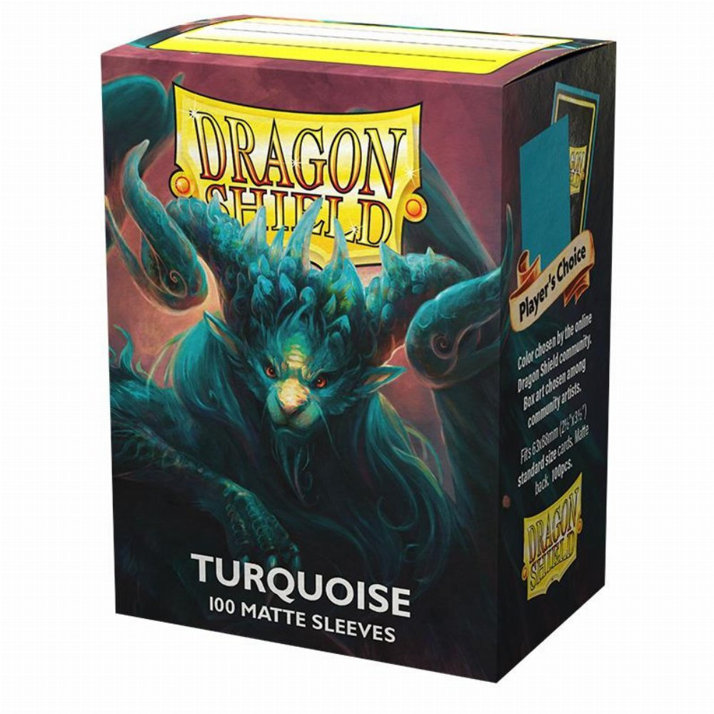 Dragonshield turquoise matte sleeves