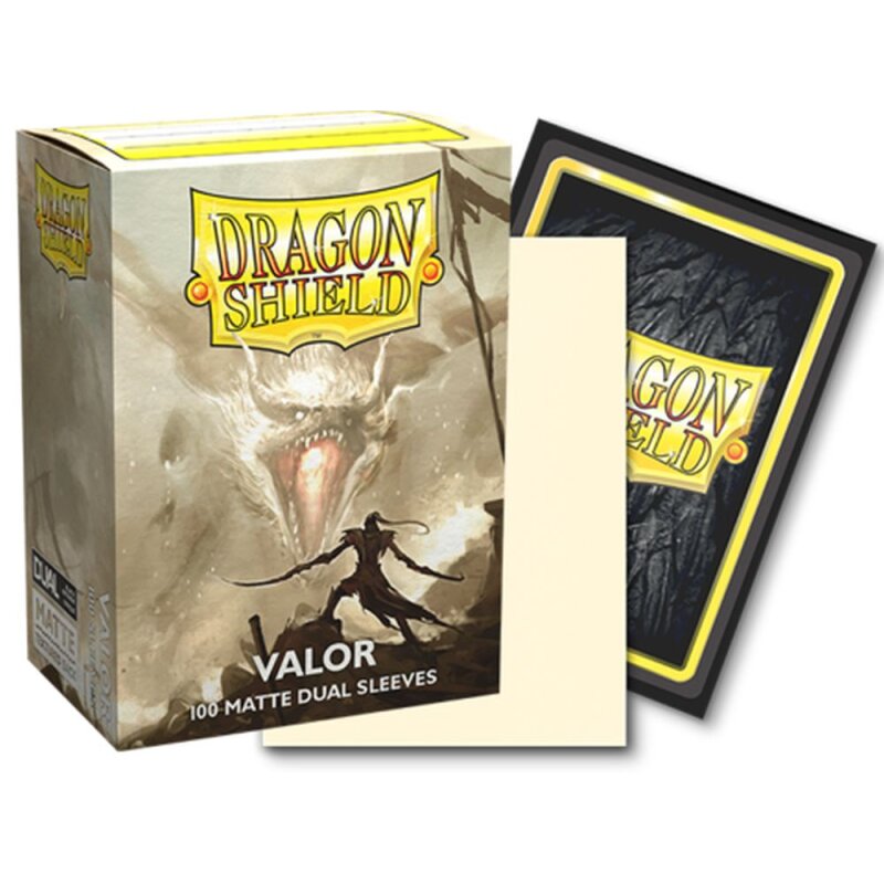 Dragonshield valor matte dual sleeves