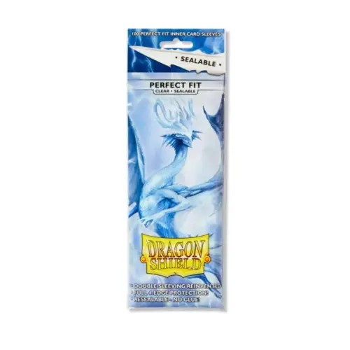 The perfect fit dragon shield standard sealable clear sleeves