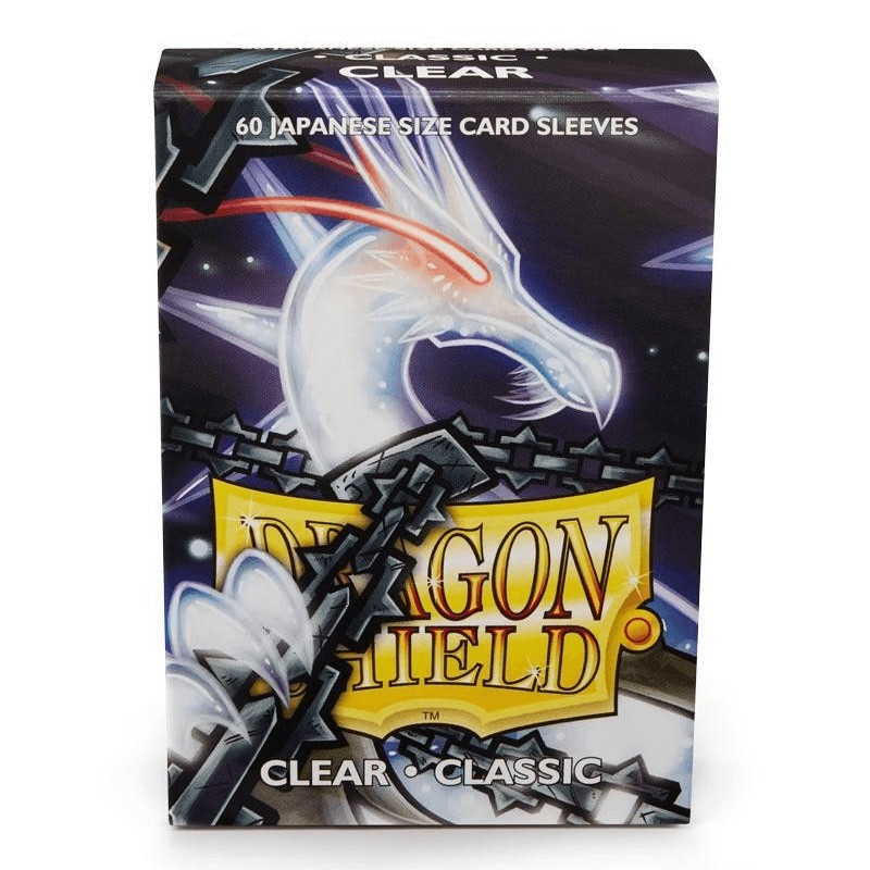 [Dragon shield clear classic (100 sleeves)] Dragon Shield Clear Classic – 60 Sleeves Japanese Size