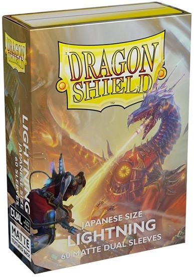 [Dragon shield japanese size lightning matte dual (60 sleeves)] Dragon shield japanese size lightning matte dual (60 sleeves)