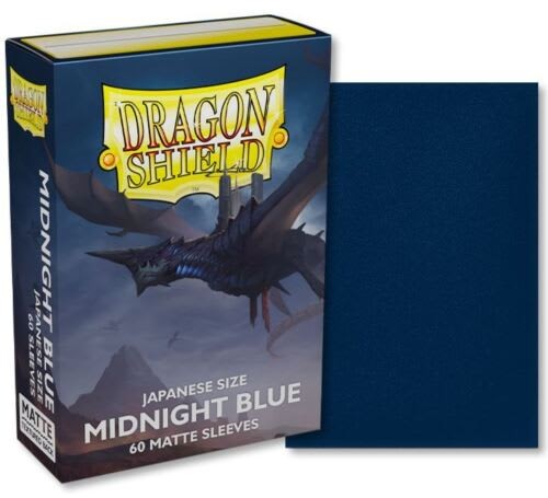 Dragon shield japanese size midnight blue matte jewel (60 sleeves)